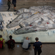 A model of the Millennium Falcon.